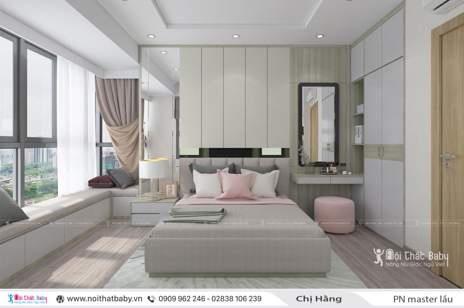 Thiết kế nội thất Duplex căn hộ Emerald Celadon City 117m2